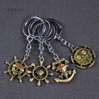 Móc khoá phối họa tiết hoạt hình One Piece xinh xắn