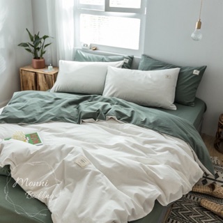 Bộ ga gối cotton hàn quốc tici