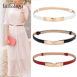 Thắt lưng da bản nhỏ thời trang cho nữ
