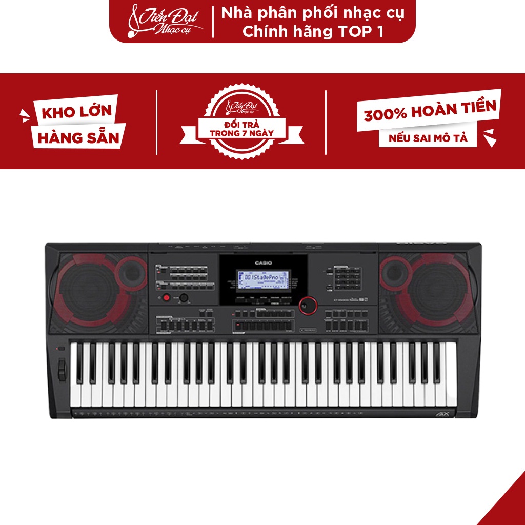 Đàn Organ Casio CT-X5000 Chip Âm Thanh Aix, 61 Phím Kích Thước Chuẩn Bảo Hành 24 Tháng