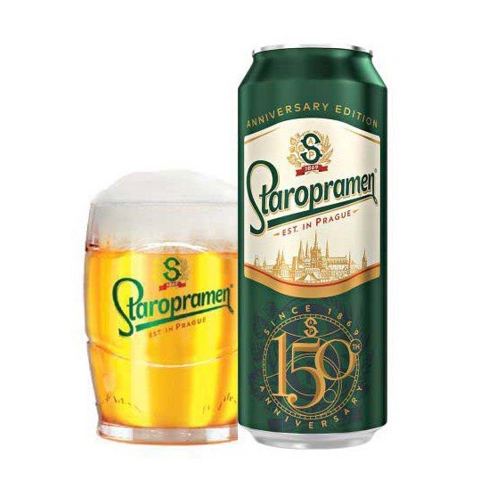 Bia Staropramen 5% 500ml Tiệp