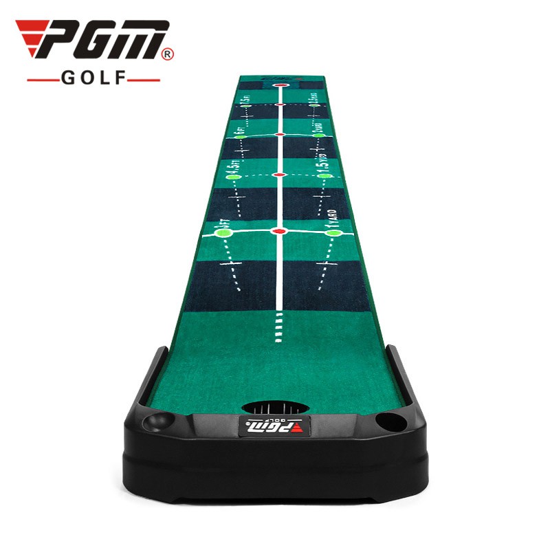 Bộ thảm tập Putting Golf PGM-TL026: Phiên bản mới nhất, 2 lựa chọn thảm, tự bắn bóng trả về.