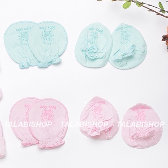 Găng tay bảo vệ bé khỏi côn trùng, chất Cotton Len Mềm Mịn, giữ ấm Talabibishop