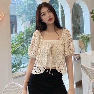 Set áo ren hoa