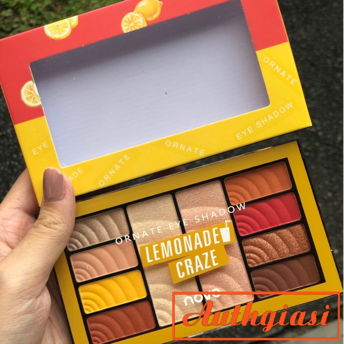 Bảng phấn mắt má hồng và highlight Novo Ornate Lemonade Craze mềm mịn da | BigBuy360 - bigbuy360.vn