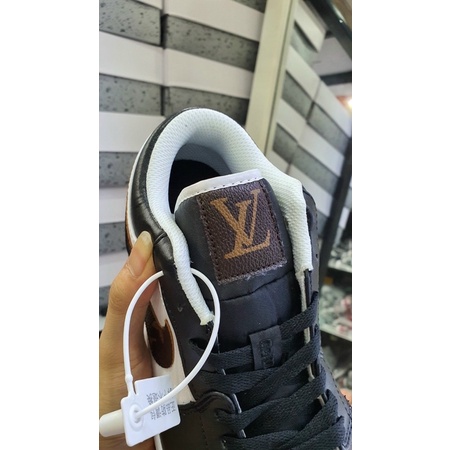 GIÀY JD1 LOW CUTOMS LV LAI AU ( FULL BOX + FREE SHIP ]