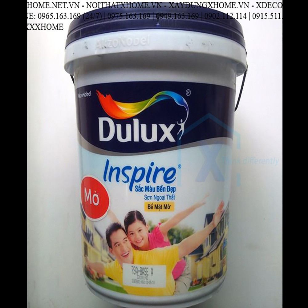 X HOME - Sơn DULUX Inspire Nội Thất Sắc Màu Bền Đẹp Bề Mặt Mờ💥NHẬN HÀNG TẠI NHÀ MÁY💥Giao hàng Toàn quốc