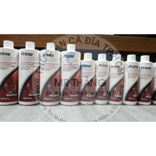 Seachem Prime 250ml; 500ml (dung dịch khử Clo, Cloramin; NH3, NO2, NO3 cho nước)