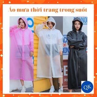 Áo Mưa Thời Trang Trong Suốt Chất Lượng Cao