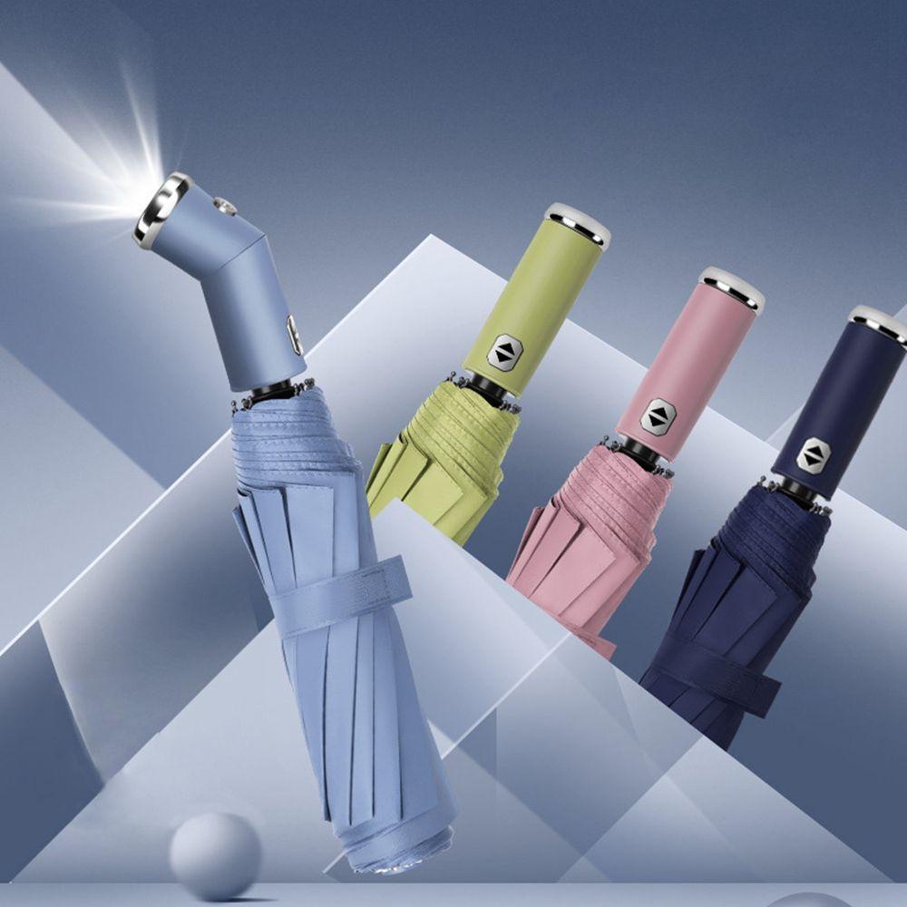 Dù Chống Mưa Chống Gió Có Đèn LED Tiện Dụng