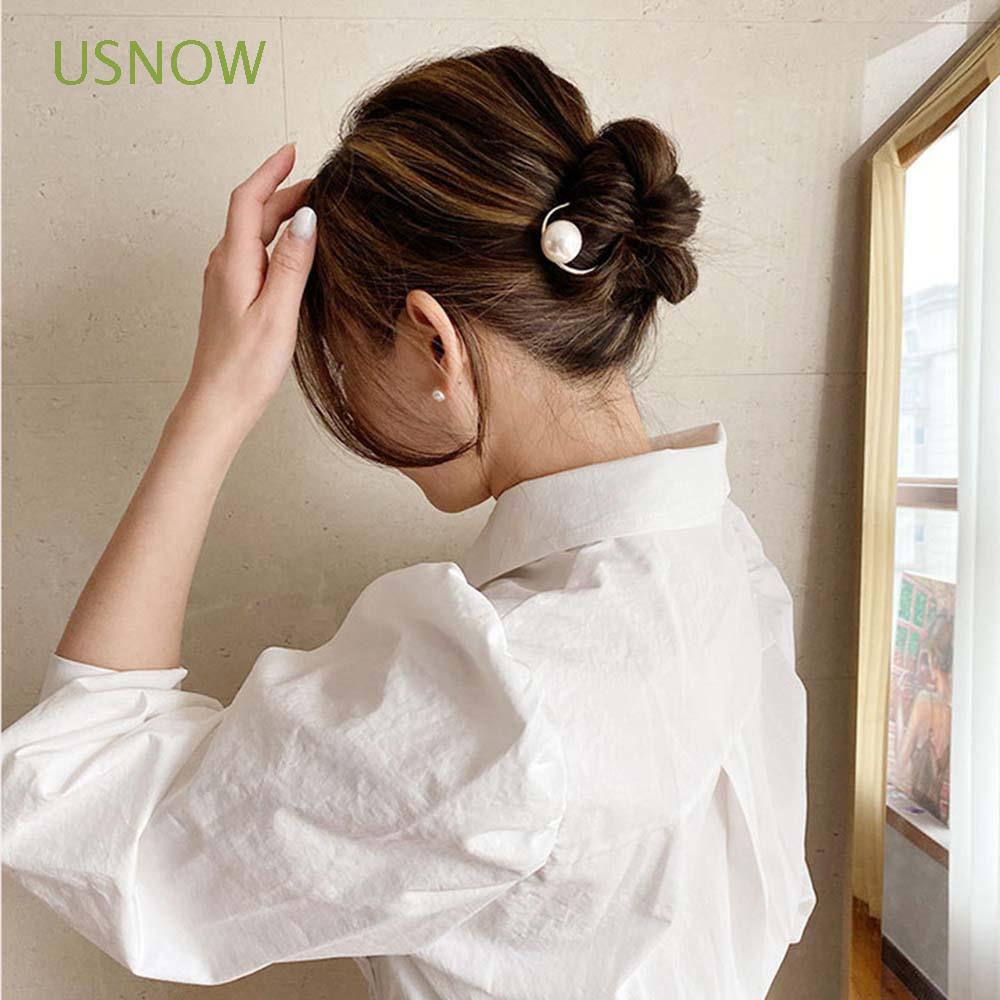 Trâm Cài Tóc Chữ U Đính Ngọc Trai Thời Trang Dành Cho Nữ