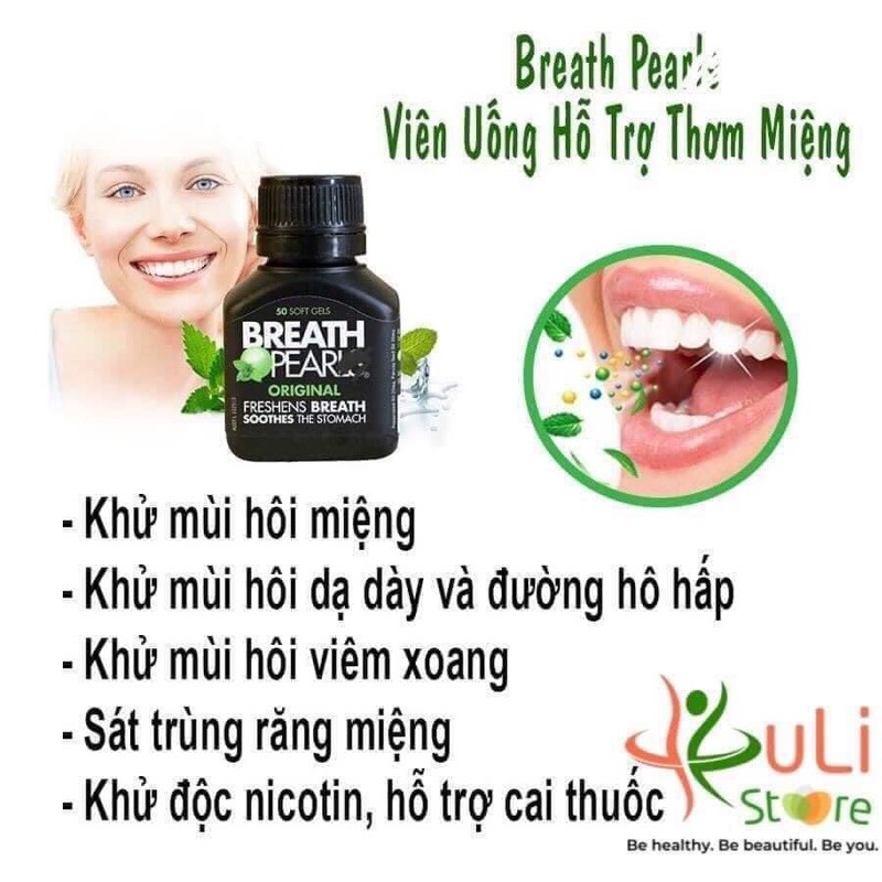 VIÊN UỐNG THƠM MIỆNG BREATH PEARLS [ có sẵn]