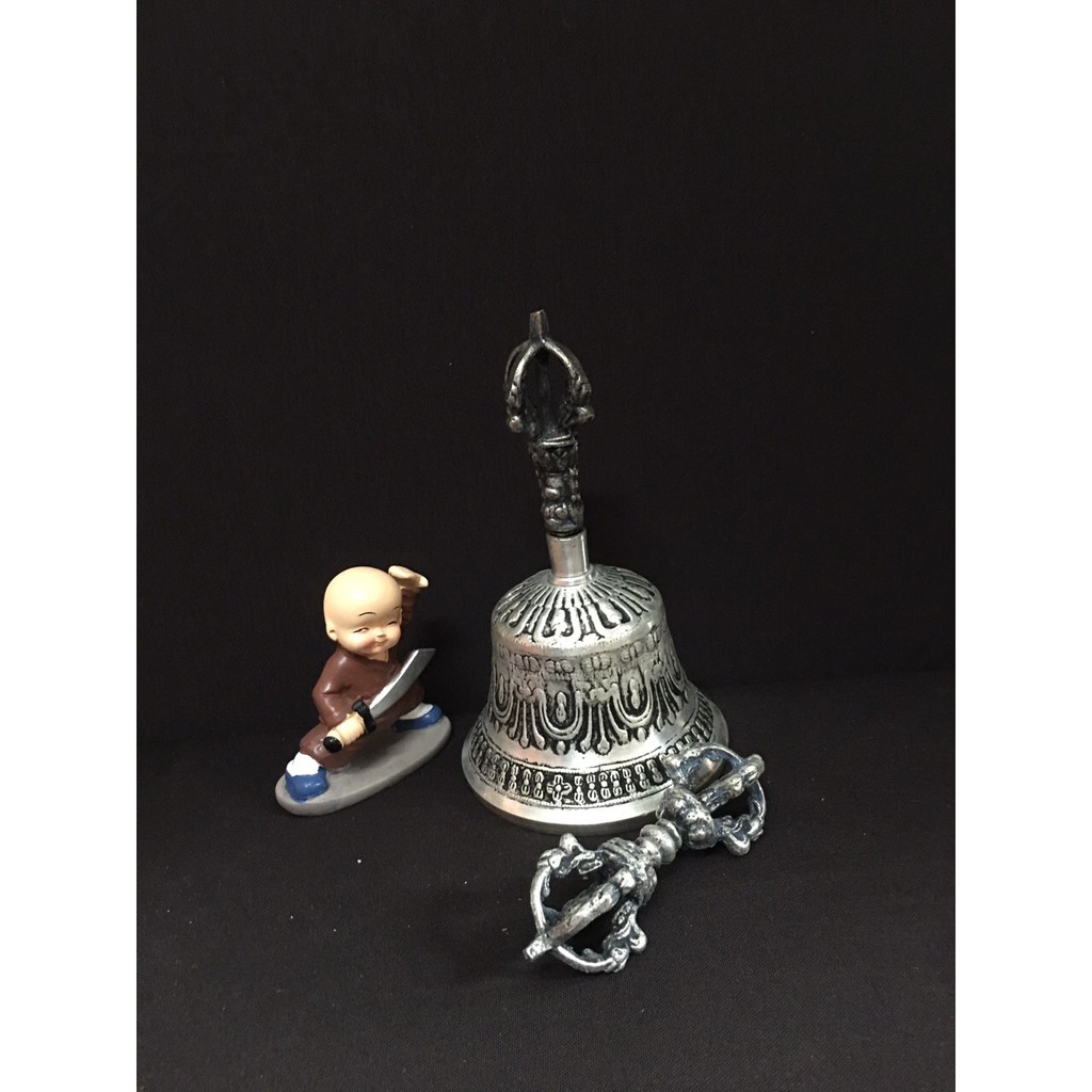 combo chuông tay và chày kim cang  - pháp khí phật giáo