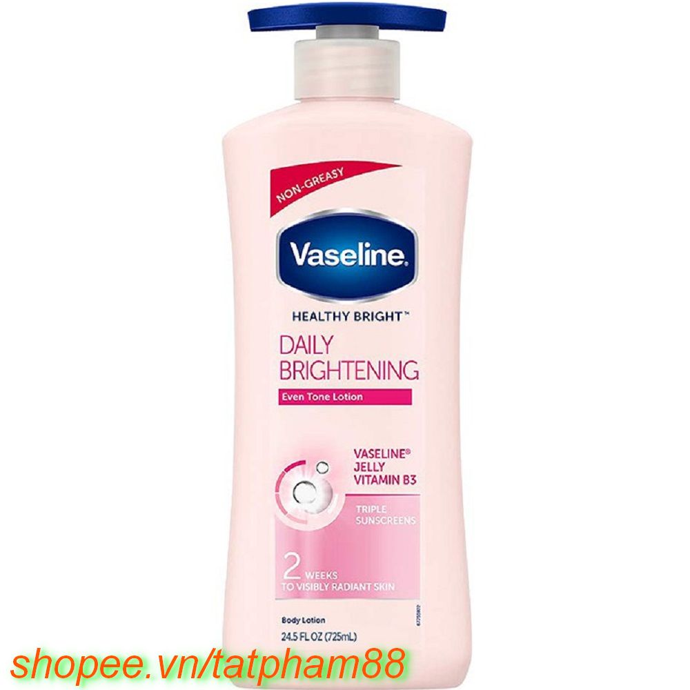 Sữa Dưỡng Thể 725Ml Vaseline Làm Trắng, Sáng Và Mịn Da Healthy Bright, tatpham88 Chất Lượng Tạo Nên Niềm Tin.