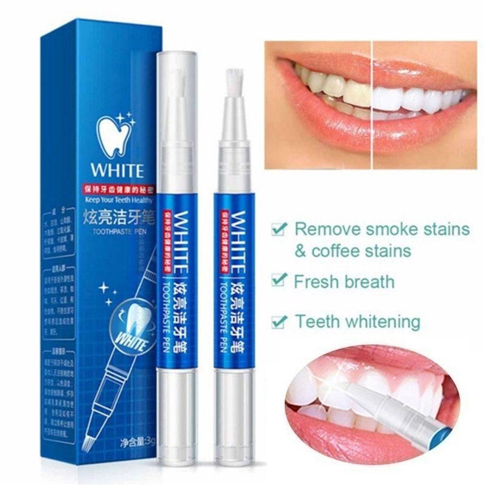 Set 1 Bút Mực Gel Làm Trắng Răng Hình Mặt Cười Tức Thì Chăm Sóc Răng Miệng