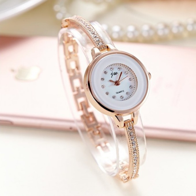 Đồng hồ nữ JW dây lắc viền đá thời trang SP405 | BigBuy360 - bigbuy360.vn