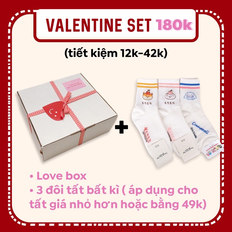 ( Có sẵn ) Set hộp quà tặng sinh nhật Love box Hoi Hoi Project
