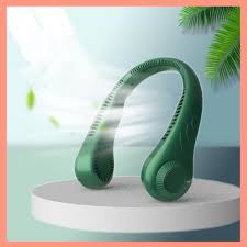 Quạt Đeo Cổ Mini, Quạt Không Cánh USB Tích Điện Tiện Lợi, Thời Trang, Dáng Thể Thao Hàng Nội Địa