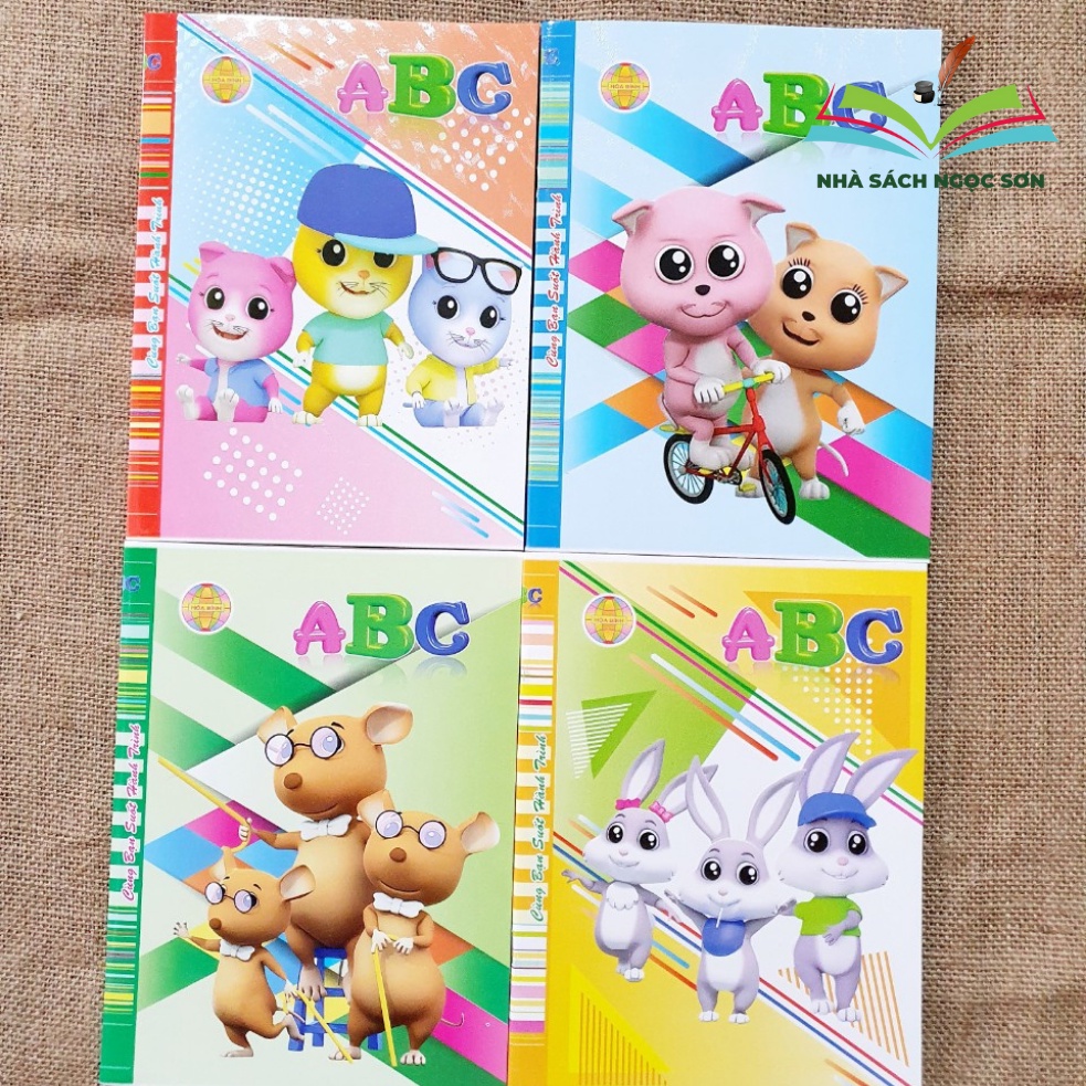 Tập Vở Học Sinh ABC Hòa Bình 4 ô ly và 5 ô ly - 96 Trang - Định Lượng 80gsm DCHT