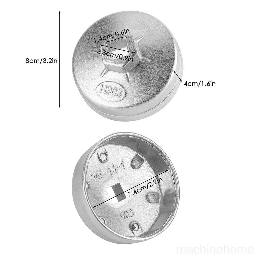 Cờ Lê Thay Thế Cho Máy Hút Dầu Xe Hơi Mercedes Benz 74mm 14