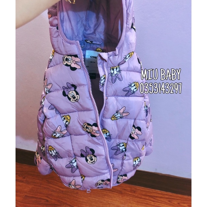 Áo phao tím Donald siêu nhẹ du xịn
