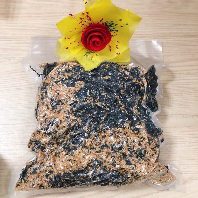 Túi 500g rong biển cháy tỏi ngon