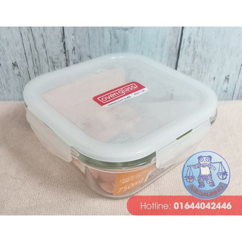 Hộp Thủy Tinh Vuông 750ml Lock&Lock LLG224