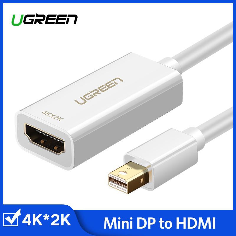 [Mã ELHACE giảm 4% đơn 300K] Cáp Chuyển Thunderbolt To HDMI UGREEN 40361 4K*2K - Mini Displayport Sang HDMI