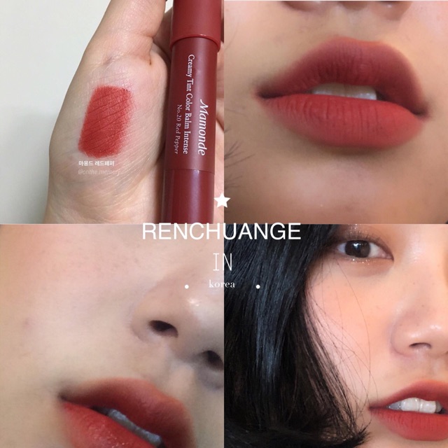 💄Son Mamonde Creamy Tint Color Balm Intense New 2018 💓