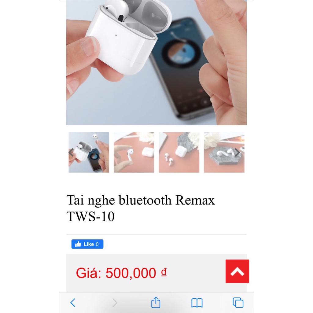 Tai nghe không dây Remax TW-10i | BigBuy360 - bigbuy360.vn