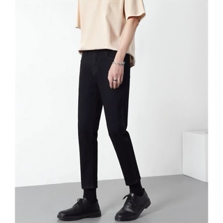 QUẦN JEANS NAM SKINNY TOKI ỐNG ĐỨNG HÀN QUỐC MÀU ĐEN