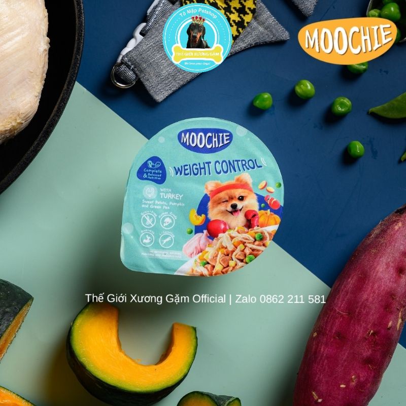 MOOCHIE PATE THỨC ĂN ƯỚT CHO CHÓ 85GR