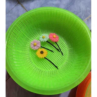 🌺Set 10 Rổ Con NHỎ, Mini, Nhựa Dẻo (Rộng 13cm, hình thật)