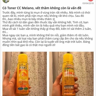 Nước hoa hồng Melano CC Toner