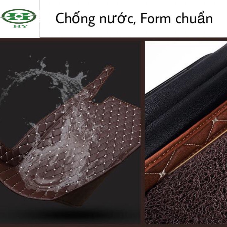 Thảm Trải Lót Sàn Ô Tô 6D Mitsubishi Attrage da PU Cao Cấp, Không Mùi, Chống Nước, Bảo Vệ Sàn Xe