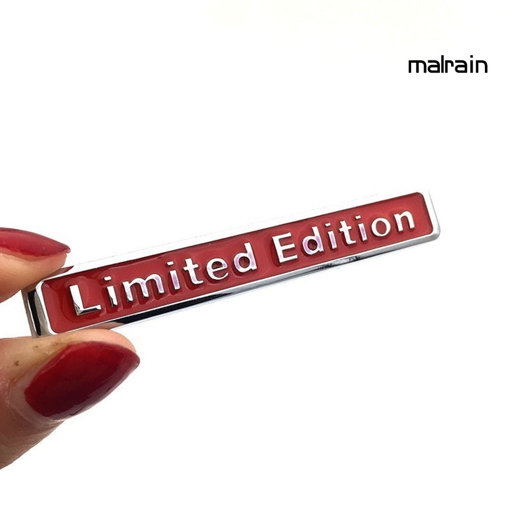 【VIP】Metal Limited Edition Car Sticker Badge Decal Motorcycle Emblem Auto Accessories