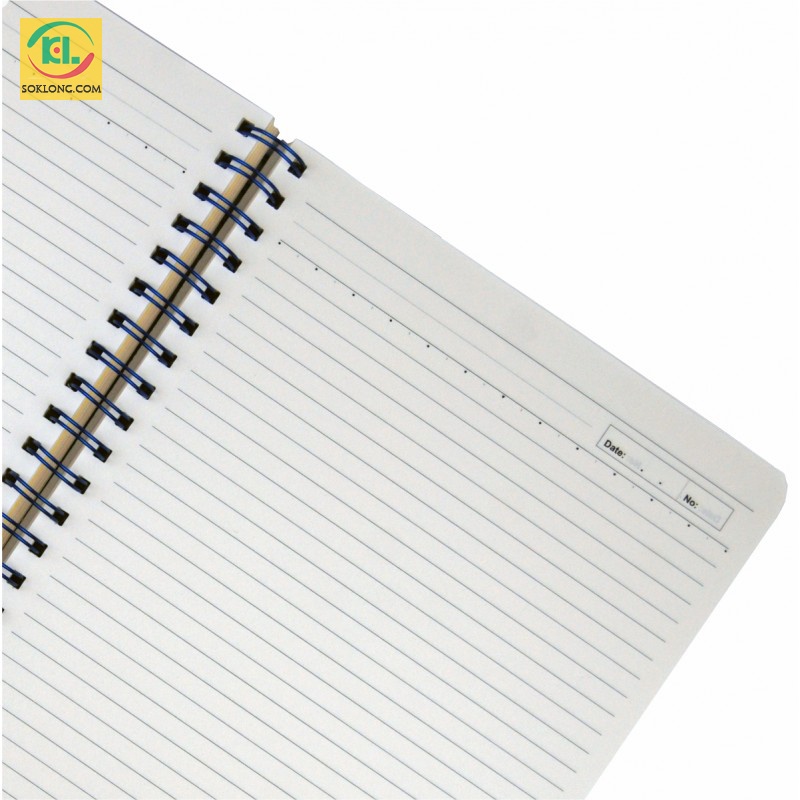 Sổ lò xo kép 5Subject A4 320 trang kẻ ngang VPPKLONG, vở KLong MS 901