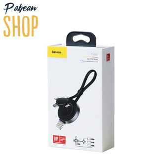 Cáp sạc 3 đầu tích hợp sạc watch chính hãng baseus