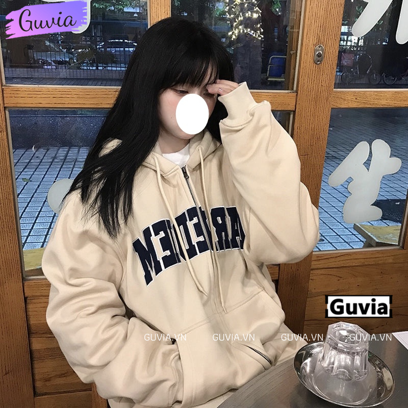 Áo Khoác Nỉ ARPEDIEM Nam Nữ Ulzzang Unisex, Áo Hoodie Dây Kéo Form Rộng Mẫu Mới Về GUVIA
