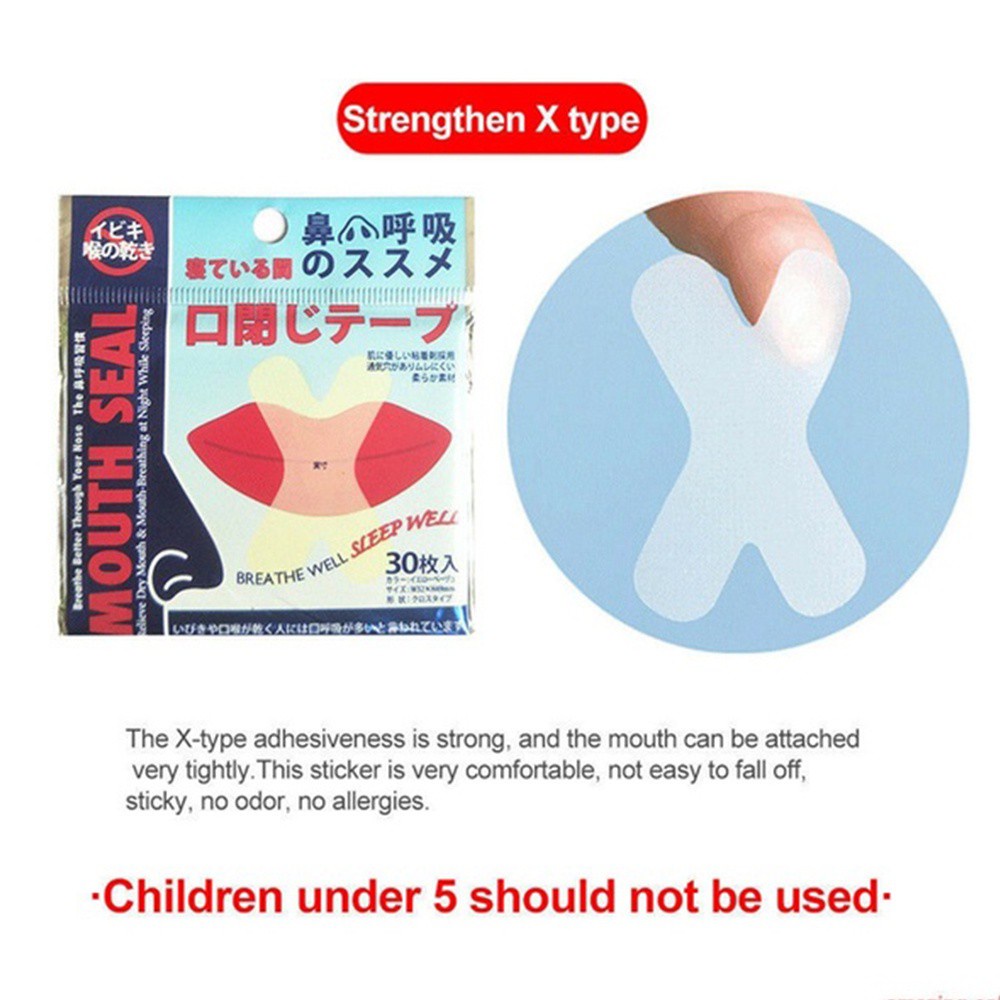 Miếng dán miệng chuyên dụng giúp chống ngáy gây ồn và cải thiện giấc ngủ khi đi du lịch