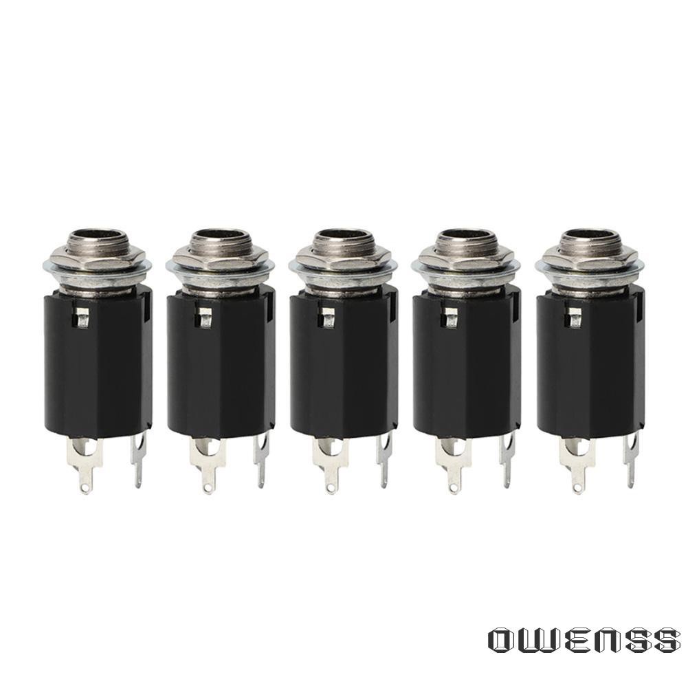 Bộ 5 Ổ Cắm Eq 6.35mm Cho Đàn Ghi Ta Điện