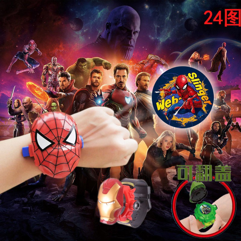 Marvel Avengers 3D Projection đồNg Hồ đIệN Tử NgườI NhệN đồNg Hồ đIệN Tử Captain America Disney Mickey Mouse | BigBuy360 - bigbuy360.vn