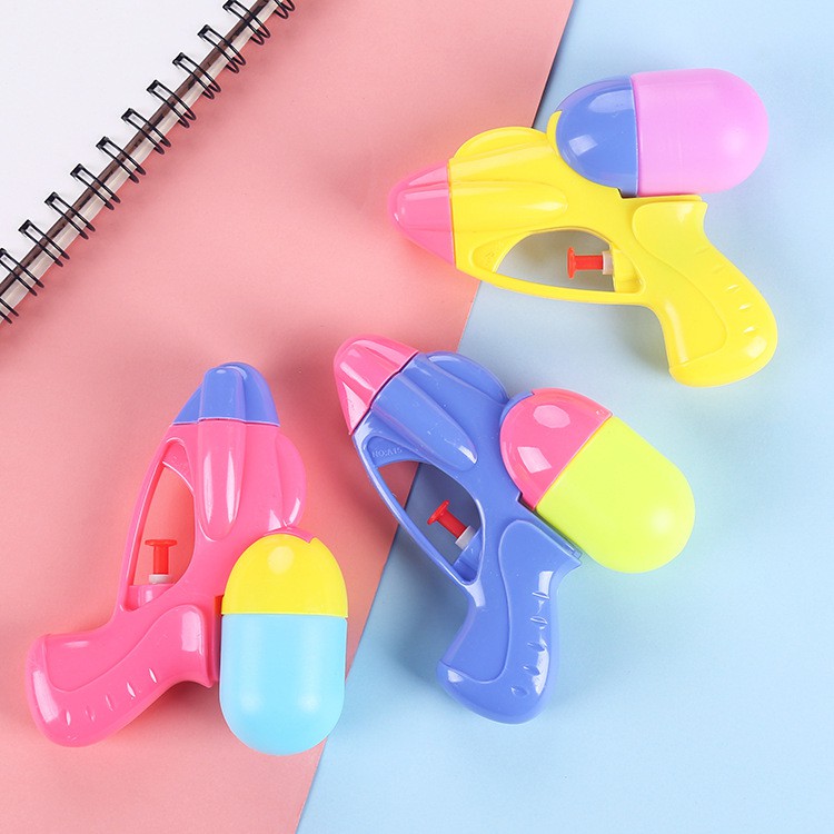Súng nước đồ chơi 14cm chất liệu nhựa tốt bền màu nhiều hình dáng