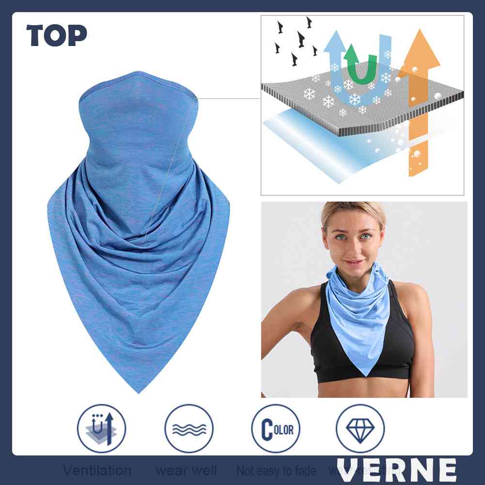 Khẩu Trang Thể Thao Chống Bụi Màu Trơn Thoáng Khí VERNE