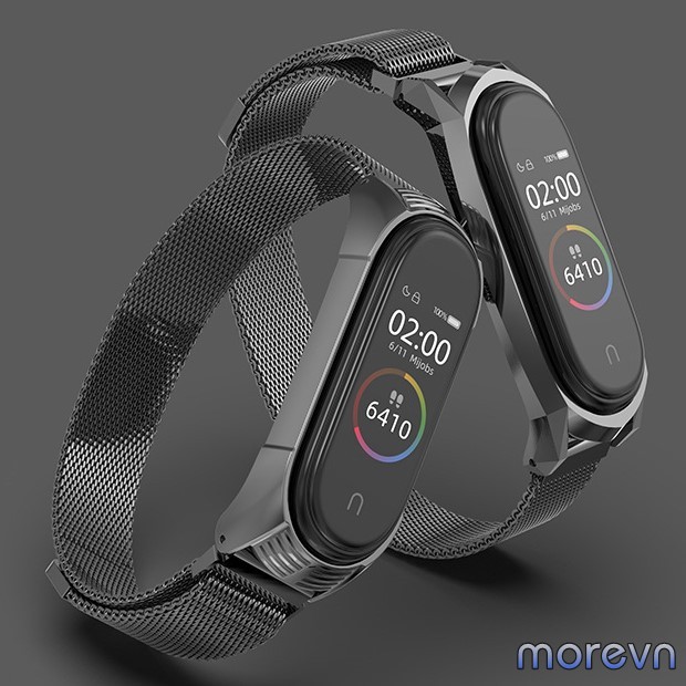 Dây đeo nam châm band 5, miband 6 chính hãng Mijobs - dây đeo thay thế mi band 6, miband 5 milanese loop PLUS, GT, TF