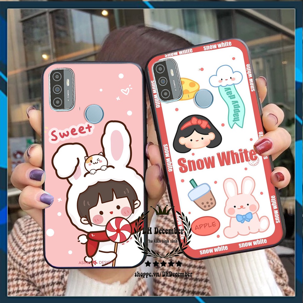 Ốp lưng Oppo A53 in hình 3D lucky, gấu Brick xinh xắn - KHÔNG NÊN BỎ LỠ