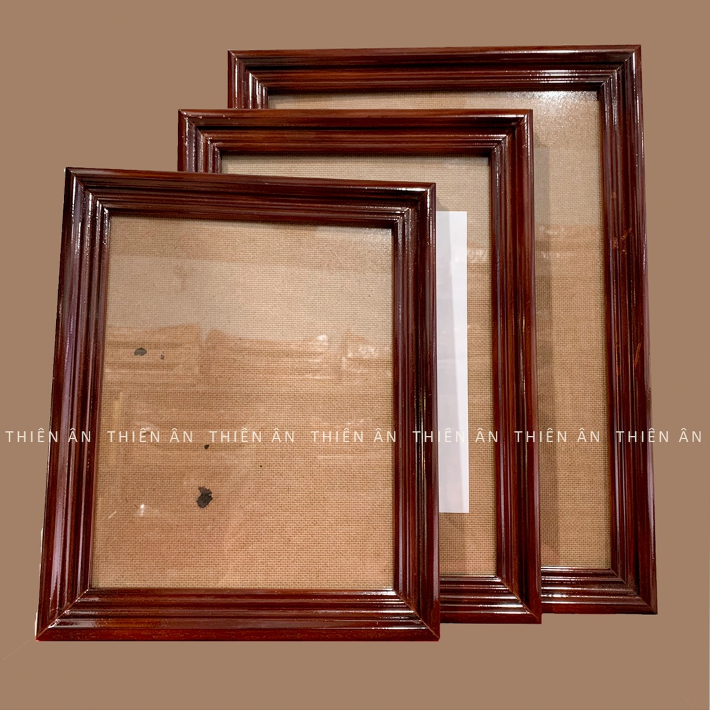 Khung hình thờ  không chân, khung gỗ lồng kiếng mẫu mã đẹp có 4 size