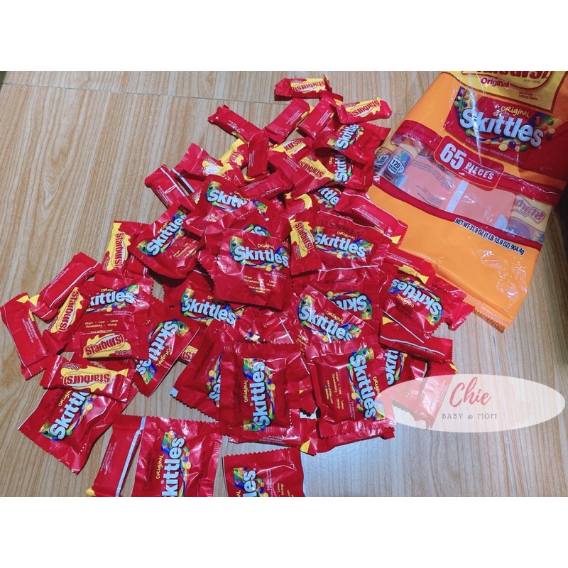 [Hàng US] Kẹo Skittles trái cây gói 15gr