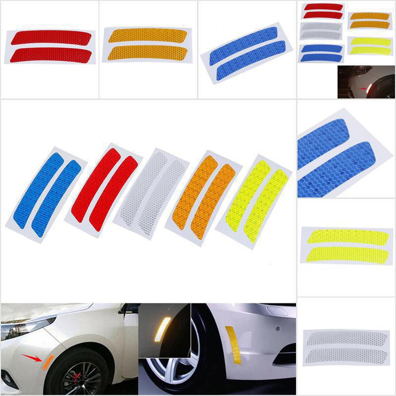 Bộ 2 Miếng Dán Phản Quang Cảnh Báo Cho Cản Sau Xe Hơi