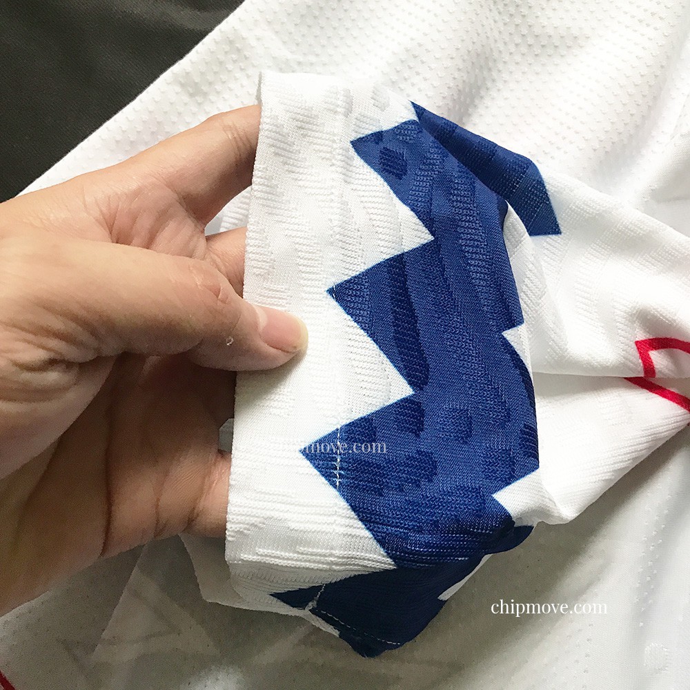 Áo bóng đá PSG trắng sọc xanh đỏ mùa giải mới 2020 Player Thái cao cấp